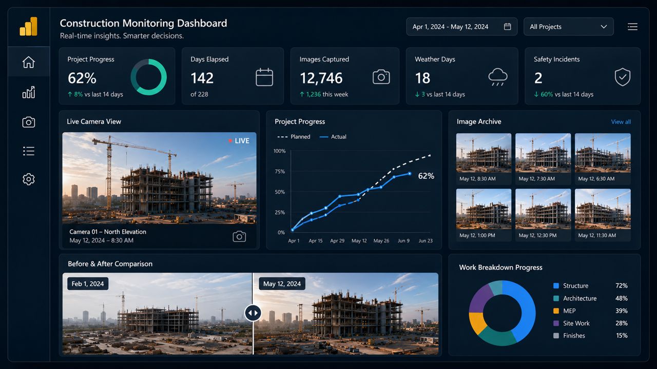 Construction Time-Lapse Inside Power BI: How Microsoft’s New Technologies Are Changing Digital Construction Monitoring